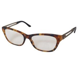 Versace 3220 5119 Cat-Eye‎ Havana & Gold Frames Eyeglasses Frames Only 52-16-140